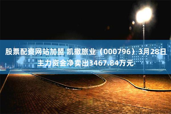 股票配资网站加盟 凯撒旅业（000796）3月28日主力资金净卖出3467.84万元