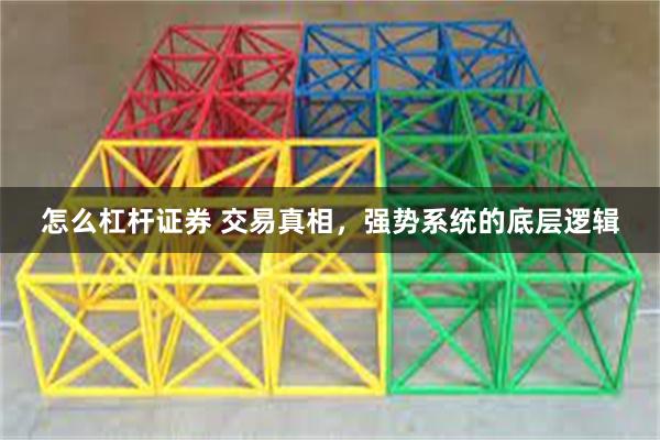 怎么杠杆证券 交易真相，强势系统的底层逻辑