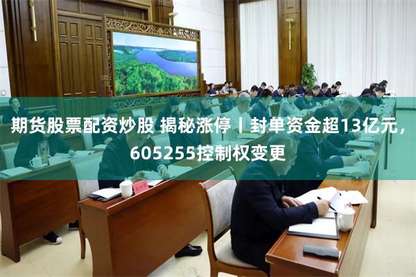 期货股票配资炒股 揭秘涨停丨封单资金超13亿元，605255控制权变更